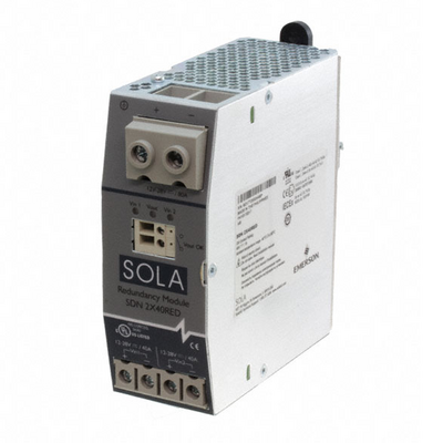 SOLAHD SDN-C REDUNDANCY MODULE, DC-DC CONVERTER, DIN RAIL, 2X40A/1X80A, 12-24VDC (SDN 2X40RED)